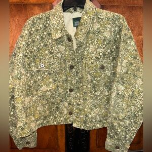 Wild Fable Floral Green Jacket